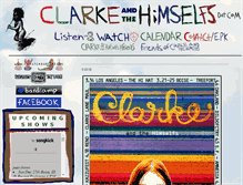 Tablet Screenshot of clarkeandthehimselfs.com